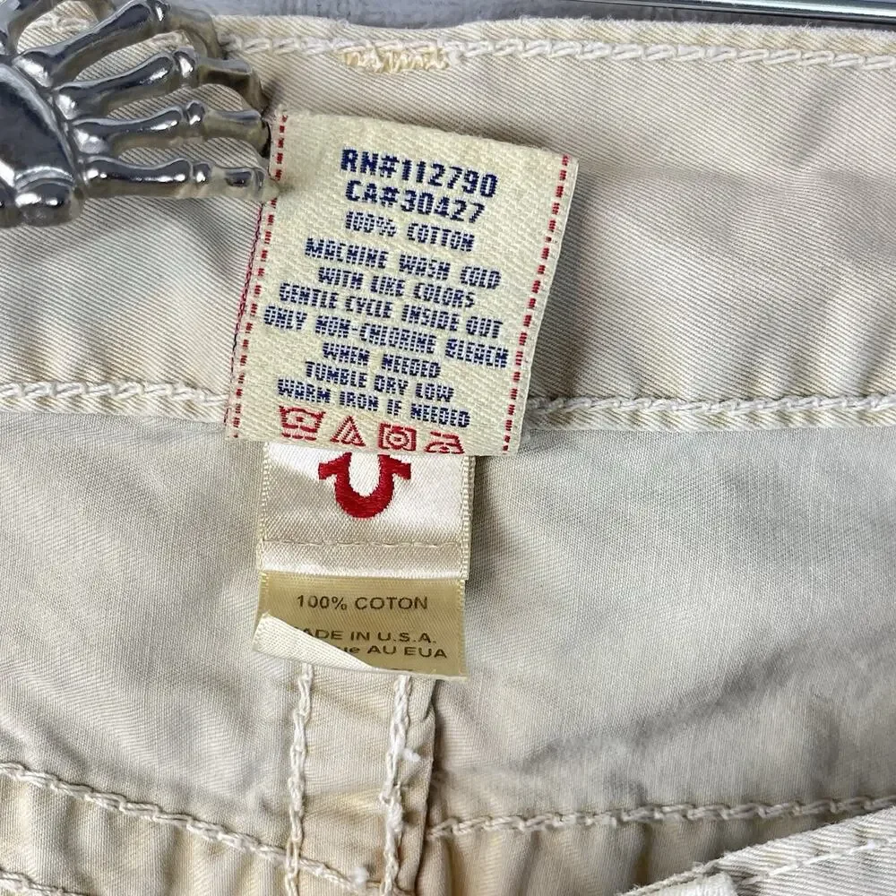 True Religion Vintage Y2K Bobby Chino Pants Men's 34 x 27 Baggy USA Made